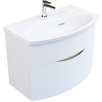 Товар: Тумба под раковину Kerama Marazzi Riva 80 RV.80\WHT.M подвесная Белая матовая - фото 2 Тумба под раковину Kerama Marazzi Riva 80 RV.80\WHT.M подвесная Белая матовая — фото 2, Мебель для ванной