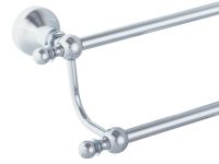 Полотенцедержатель Veragio Gialetta VR.GIL-6422.CR двойной Хром — фото 2, Полотенцедержатели