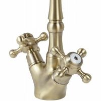 Смеситель для кухни Kaiser Carlson Style 44133-1 Бронза — фото 3, Смесители