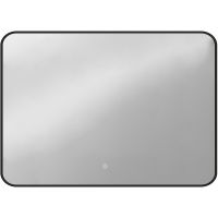 Зеркало Orange Black 100 BL-100ZE с подсветкой с сенсорным выключателем — фото 1, Зеркала в ванную комнату