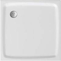 Душевой поддон из искусственного камня Ravak Perseus Pro Chrome 90х90 XA047701010 Белый — фото 1, Душевые поддоны из искусственного камня