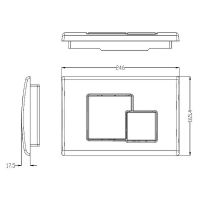 Клавиша смыва WeltWasser WW Marberg 507 SE 10000005953 Хром глянцевый — фото 2, Комплектующие для душевого оборудования
