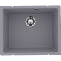Кухонная мойка Ulgran Quartz Underground 500-05 Бетон — фото 1, Кухонные мойки