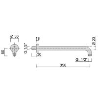 Товар: Кронштейн для верхнего душа Giulini Futuro F1751-35BROP Бронза матовая - фото 3 Кронштейн для верхнего душа Giulini Futuro F1751-35BROP Бронза матовая — фото 3, Душевое оборудование. Душевая программа