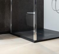 Душевая стенка Allen Brau Priority 100 3.31019.00 профиль Хром стекло прозрачное — фото 10, Боковые стенки