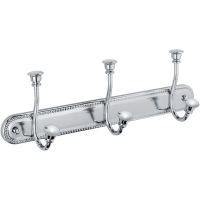 Вешалка для полотенец Fixsen Adele FX-55005-3 Хром — фото 1, Крючки для полотенец