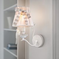 Настенный светильник Maytoni Elegant Bird ARM013-01-W Белый антик — фото 4, Бра