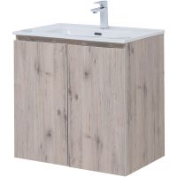 Тумба под раковину Aquanet Алвита New 70 303906 подвесная Дуб веллингтон белый — фото 8, Тумбы под раковину