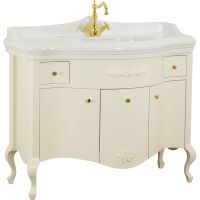 Тумба под раковину Migliore Impero 110 25955 Слоновая кость — фото 1, Тумбы под раковину