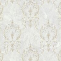 Обои Decori-Decori Forte dei Marmi 2 83706 Винил на флизелине (1,06*10,05) Бежевый/Серый, Дамаск — фото 1, Обои для стен