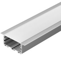 Профиль алюминиевый Arlight Klus-Power 028919 встраиваемый Серебристый — фото 1, Профили для светодиодных лент