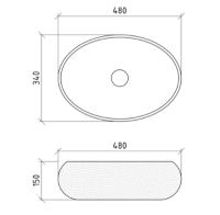 Раковина-чаша Boheme NeoArt 48 861 Серебро — фото 3, Раковины