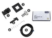 Гигиенический душ со смесителем Frap H802-6 F72802-6 Черный матовый — фото 7, Гигиенические души