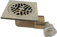 Товар: Душевой трап Gappo G81006-4 с решеткой Бронза - фото 3 Душевой трап Gappo G81006-4 с решеткой Бронза — фото 3, Трапы для душа