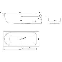 Товар: Стальная ванна Bette Ocean 180х80 R 8857-000 без антискользящего покрытия - фото 7 Стальная ванна Bette Ocean 180х80 R 8857-000 без антискользящего покрытия — фото 7, Ванны