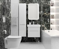 Товар: Зеркало Laparet Accord 60 Acc.03.60/W с подсветкой с сенсорным выключателем и подогревом - фото 4 Зеркало Laparet Accord 60 Acc.03.60/W с подсветкой с сенсорным выключателем и подогревом — фото 4, Мебель для ванной