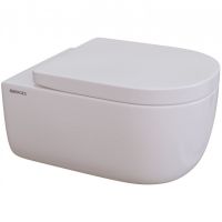 Унитаз Berges Ego XL Rimless 082124 подвесной с сиденьем Микролифт — фото 1, Подвесные унитазы