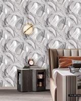 Обои Wiganford by Solo Fusion ER71610 Винил на флизелине (1,06*10,05) Серый/Черный, Абстракция — фото 2, Обои для стен