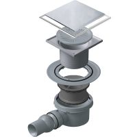 Душевой трап Pestan Confluo Standard 13702556 с двухсторонней решеткой Хром глянцевый / полая под плитку — фото 1, Трапы для душа