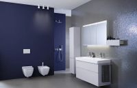 Тумба под раковину Geberit Smyle Square 120 500.355.00.1 подвесная Белая — фото 3, Тумбы под раковину