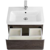 Тумба под раковину BelBagno 50 ALBANO-CER-500-2C-SO-RNG подвесная Robere Nature Grigio — фото 7, Тумбы под раковину