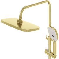 Товар: Душевая система Grossman Pragma 500.K35.03.320 Золото брашированное - фото 4 Душевая система Grossman Pragma 500.K35.03.320 Золото брашированное — фото 4, Душевые стойки