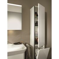 Товар: Шкаф пенал Burgbad Iveo 35 R HSIG035RF2833G0161 с бельевой корзиной подвесной Белый глянцевый - фото 3 Шкаф пенал Burgbad Iveo 35 R HSIG035RF2833G0161 с бельевой корзиной подвесной Белый глянцевый — фото 3, Мебель для ванной