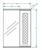 Товар: Зеркало со шкафом Stella Polar Ванда 50/С SP-00000198 с подсветкой Белое - фото 6 Зеркало со шкафом Stella Polar Ванда 50/С SP-00000198 с подсветкой Белое — фото 6, Зеркальные шкафы в ванную