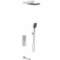 Душевая система Vincea VSFW-433T1CH с термостатом Хром — фото 2, Встраиваемые душевые комплекты