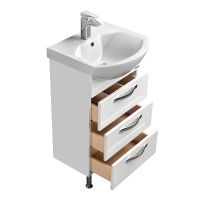 Товар: Тумба под раковину Aquaton Ария 50 Н 1A140201AA010 Белая - фото 3 Тумба под раковину Aquaton Ария 50 Н 1A140201AA010 Белая — фото 3, Мебель для ванной