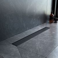 Душевой лоток AM.PM MasterFlow 60 W01SC-U11-060-04BM с Черной матовой решеткой / под плитку Tile — фото 8, Душевые лотки