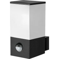 Настенный светильник Artelamp Plate A3711AL-1BK Белый Черный — фото 1, Уличное освещение