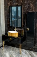 Товар: Тумба под раковину Boheme Armadi Art Lucido 100 770-100-B подвесная Черный глянец - фото 12 Тумба под раковину Boheme Armadi Art Lucido 100 770-100-B подвесная Черный глянец — фото 12, Мебель для ванной