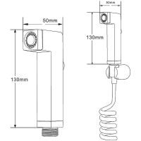 Товар: Гигиенический душ Orange HS021bk Черный - фото 5 Гигиенический душ Orange HS021bk Черный — фото 5, Душевое оборудование. Душевая программа