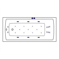 Товар: Акриловая ванна Excellent Aquaria 170x75 WAEX.AQU17.ULTRA.BR с гидромассажем - фото 9 Акриловая ванна Excellent Aquaria 170x75 WAEX.AQU17.ULTRA.BR с гидромассажем — фото 9, Ванны