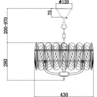 Товар: Люстра Maytoni Modern Suite MOD122PL-05BS Прозрачная Латунь - фото 6 Люстра Maytoni Modern Suite MOD122PL-05BS Прозрачная Латунь — фото 6, Люстры