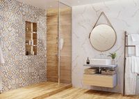 Керамическая плитка GlobalTile Marmaris GT Белый GT127VG настенная 25х50 см — фото 3, Керамическая плитка