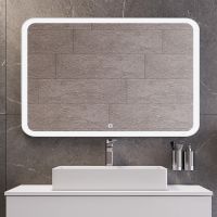 Товар: Зеркало Bond Cube 120x80 M39ZE-12080 с подсветкой с сенсорным выключателем - фото 6 Зеркало Bond Cube 120x80 M39ZE-12080 с подсветкой с сенсорным выключателем — фото 6, Зеркала в ванную комнату