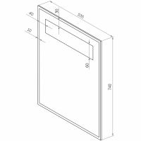 Товар: Зеркало Континент Фаворит Люкс 535х740 ЗЛП19 с подсветкой с вилкой - фото 9 Зеркало Континент Фаворит Люкс 535х740 ЗЛП19 с подсветкой с вилкой — фото 9, Зеркала в ванную комнату