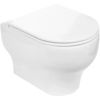 Унитаз WeltWasser Erlenbach 004 GL-WT 10000003807 подвесной Белый глянец с сиденьем Микролифт — фото 1, Подвесные унитазы