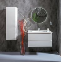 Шкаф пенал Boheme Armadi Art Capolda 35 849-120-W подвесной Белый — фото 3, Мебель для ванной