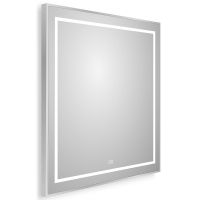 Зеркало BelBagno Kraft 70 SPC-KRAFT-700-800-LED-TCH-WARM с подсветкой Сатин с сенсорным выключателем и подогревом — фото 2, Зеркала в ванную комнату