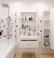 Товар: Зеркальный шкаф DIWO Ростов 70 СО-Ро04070-011 Белый - фото 4 Зеркальный шкаф DIWO Ростов 70 СО-Ро04070-011 Белый — фото 4, Мебель для ванной