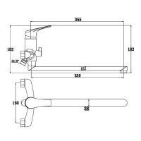 Товар: Смеситель для ванны Kaiser Eco 00055 универсальный Хром - фото 7 Смеситель для ванны Kaiser Eco 00055 универсальный Хром — фото 7, Смесители