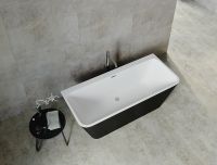 Акриловая ванна Aquanet Family Perfect 13775-MW-MB 170x75 293081 Черная матовая без гидромассажа — фото 6, Ванны