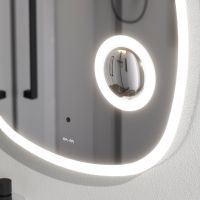 Зеркало AM.PM Func 55 M8FMOX0553SA с подсветкой с увеличением с ИК-сенсорным выключателем — фото 4, Зеркала в ванную комнату