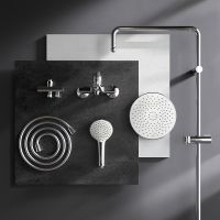 Душевая система AM.PM Gem F40890A14 Хром — фото 17, Душевые стойки