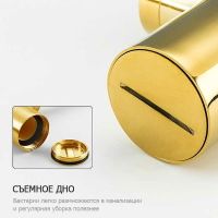 Сифон для раковины Frap F82-3 Золото — фото 3, Сифоны для раковины