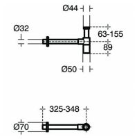 Сифон для раковины Ideal Standard T4441XG Черный шелк — фото 7, Сифоны для раковины