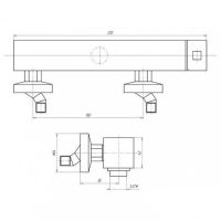 Смеситель для душа Migliore Stone 19644 Хром — фото 2, Смеситель для душа
